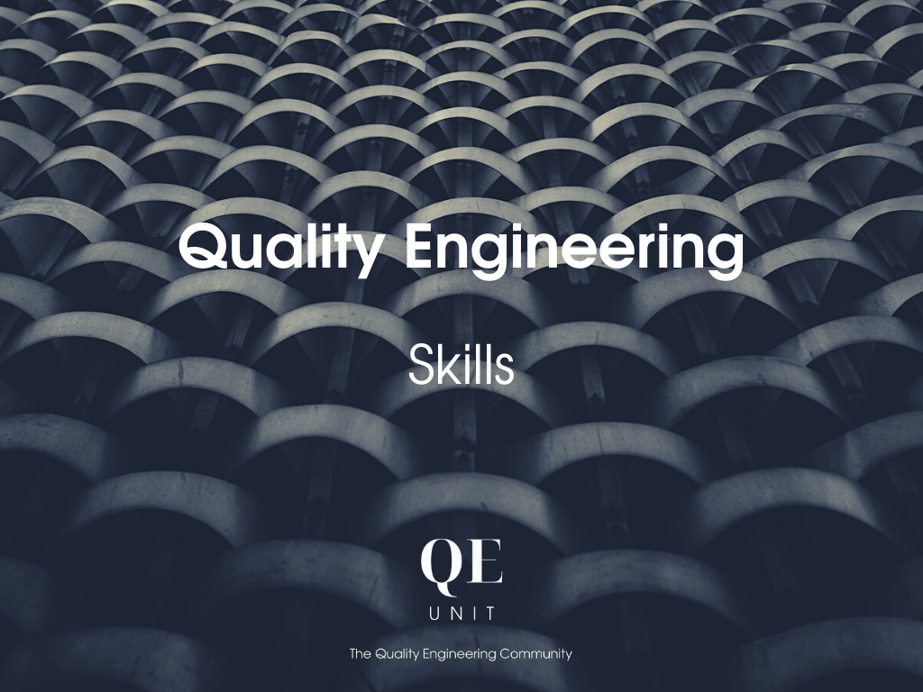 60 Practices For Quality Engineering Skills Part 5 QE Unit   Qe Unit 60 Practices For Quality Engineering Skills 