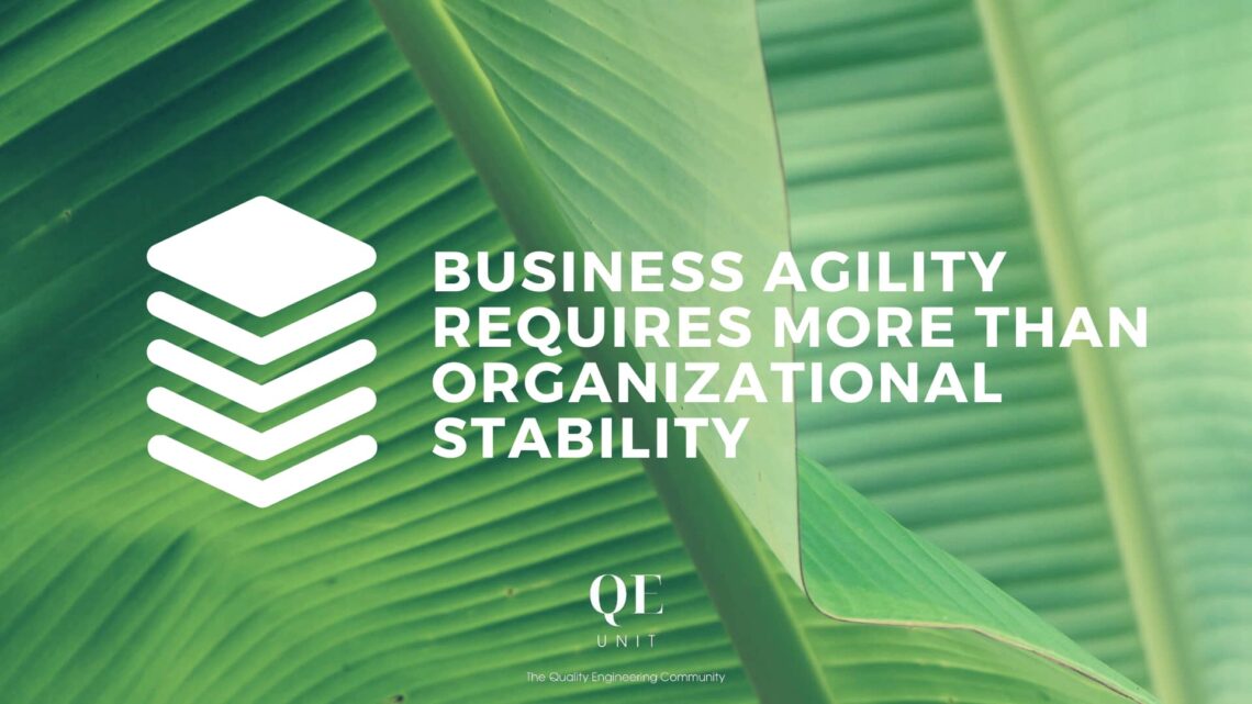 Business Agility Requires More Than Organizational Stability